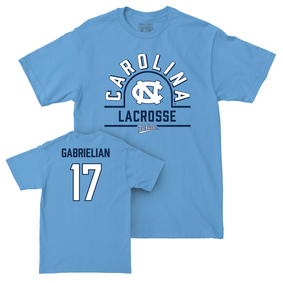 UNC Men's Lacrosse Carolina Blue Classic Tee  - Teddy Gabrielian