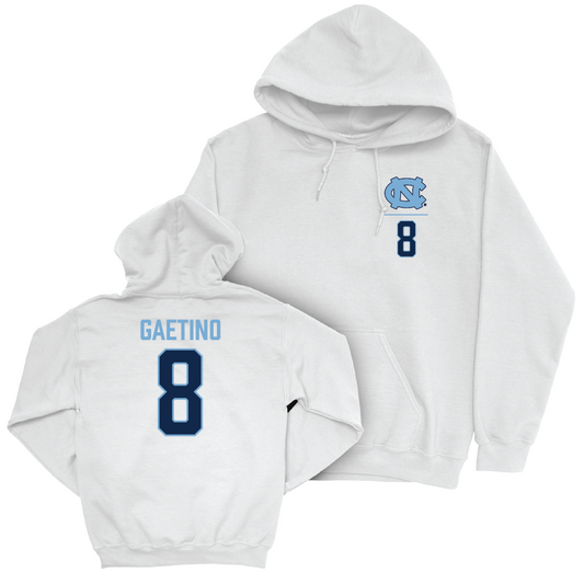 UNC Women's Soccer White Logo Hoodie   - Bella Gaetino