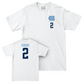 UNC Men's Lacrosse White Logo Comfort Colors Tee  - Kent Goode