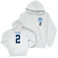 UNC Men's Lacrosse White Logo Hoodie  - Kent Goode