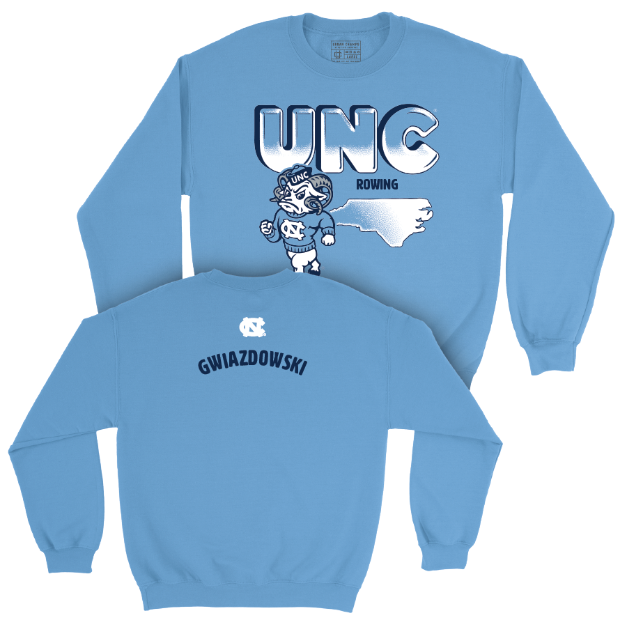 UNC Women's Rowing Mascot Carolina Blue Crew  - Anna Kate Gwiazdowski