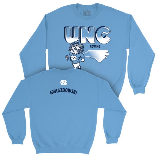 UNC Women's Rowing Mascot Carolina Blue Crew  - Anna Kate Gwiazdowski