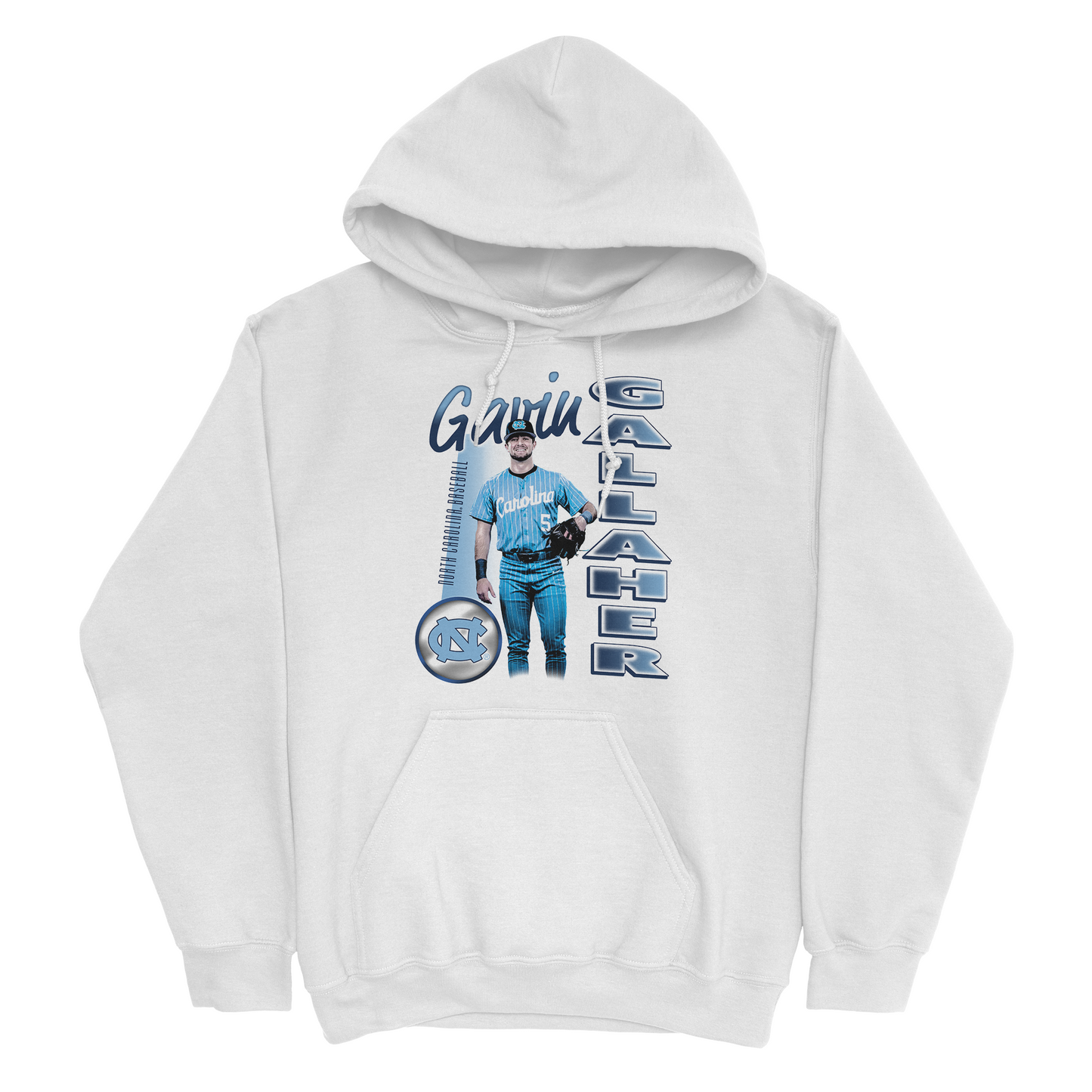 EXCLUSIVE RELEASE: Gavin Gallaher Retro White Hoodie