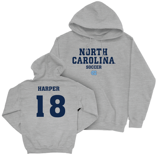 UNC Men's Soccer Sport Grey Staple Hoodie   - Charlie Harper