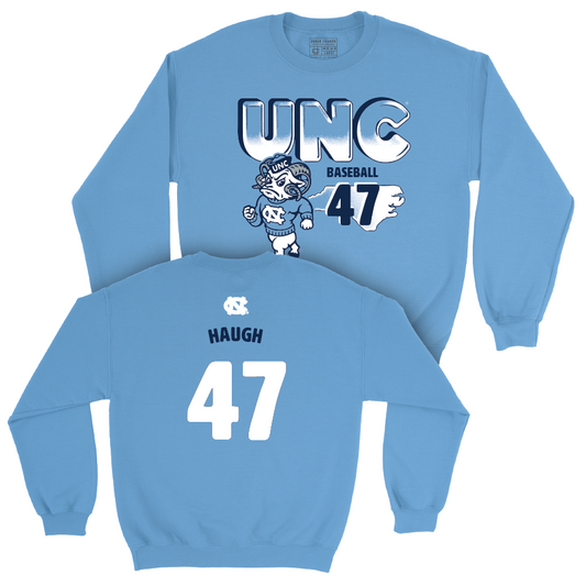 UNC Baseball Mascot Carolina Blue Crew   - Aiden Haugh