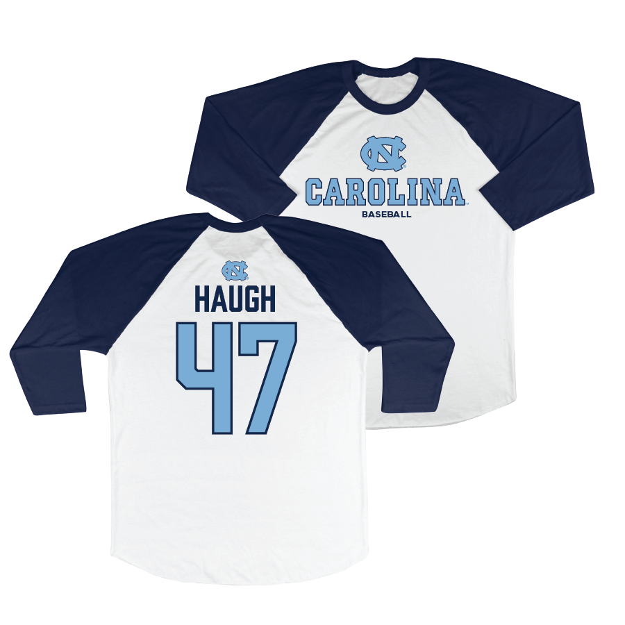 UNC Baseball 3/4 Sleeve Raglan Tee  - Aiden Haugh