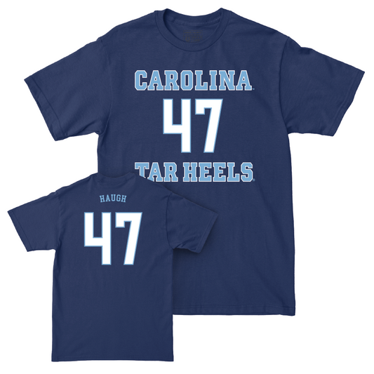 UNC Baseball Sideline Navy Tee   - Aiden Haugh