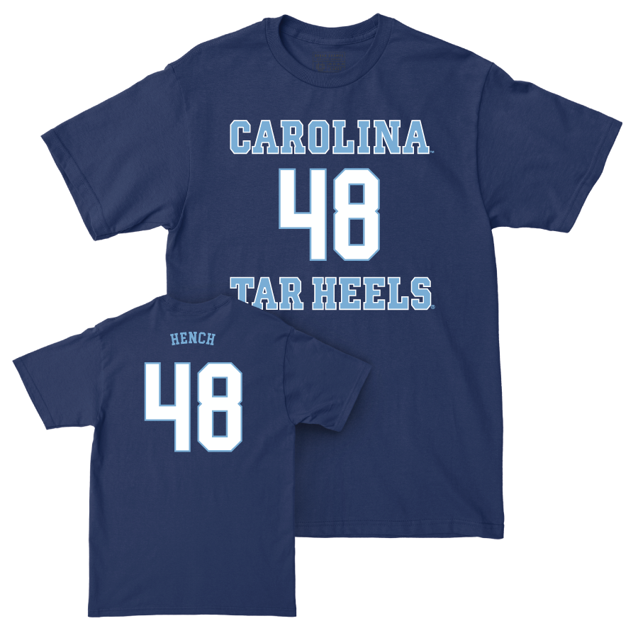 UNC Baseball Sideline Navy Tee  - Ryan Hench