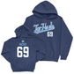 UNC Football Navy Script Hoodie - Jarvis Hicks