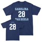 UNC Football Sideline Navy Tee  - Alijah Huzzie