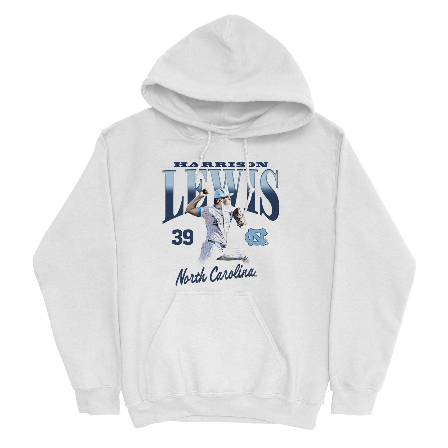EXCLUSIVE RELEASE: Harrison Lewis Illustrated White Hoodie