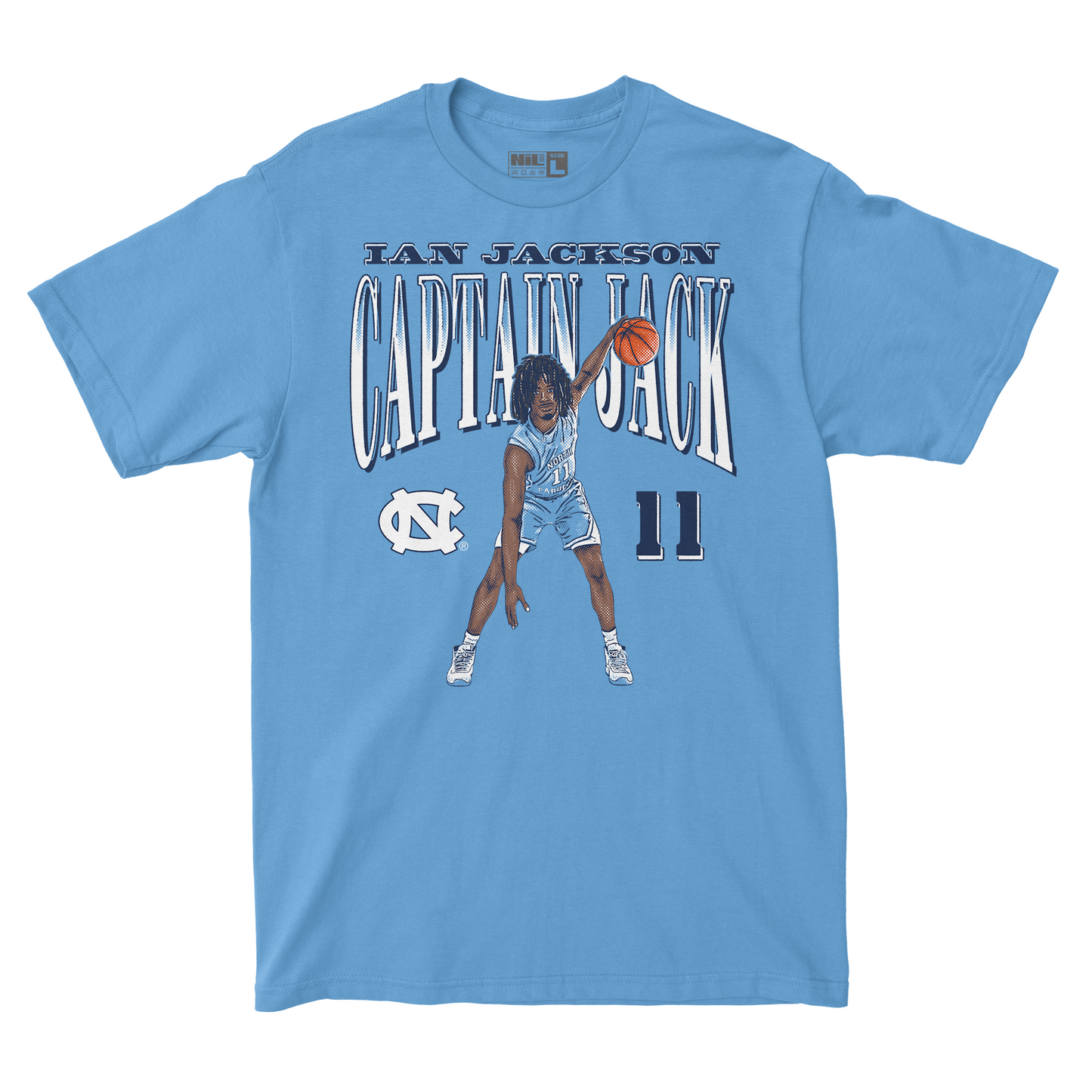 EXCLUSIVE RELEASE: Ian Jackson "Captain Jack" Light Blue Tee