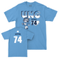 UNC Football Mascot Carolina Blue Tee  - Desmond Jackson