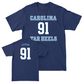 UNC Football Sideline Navy Tee   - Leroy Jackson