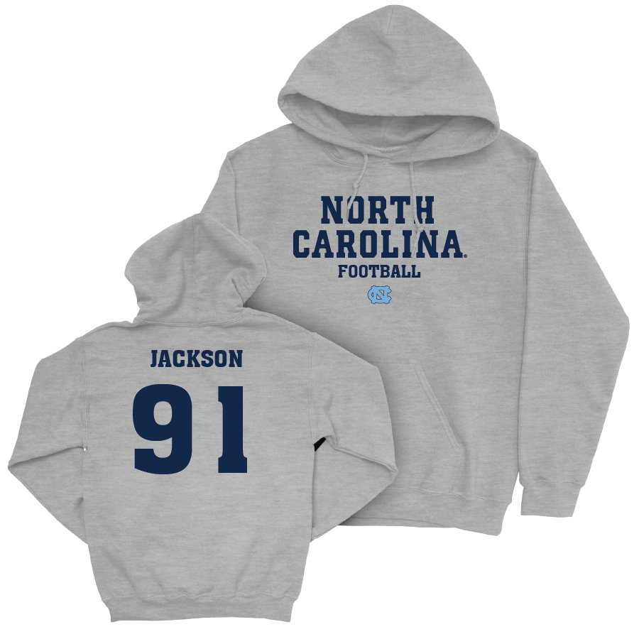 UNC Football Sport Grey Staple Hoodie   - Leroy Jackson