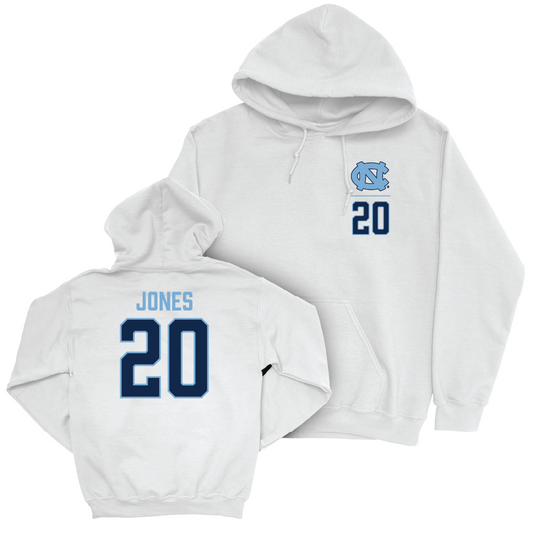 UNC Men's Soccer White Logo Hoodie   - Milton Jones