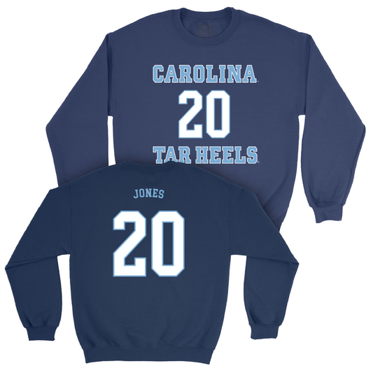 UNC Men's Soccer Sideline Navy Crew   - Milton Jones