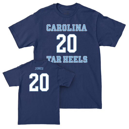 UNC Men's Soccer Sideline Navy Tee   - Milton Jones