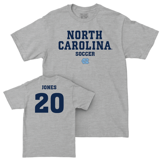 UNC Men's Soccer Sport Grey Staple Tee   - Milton Jones