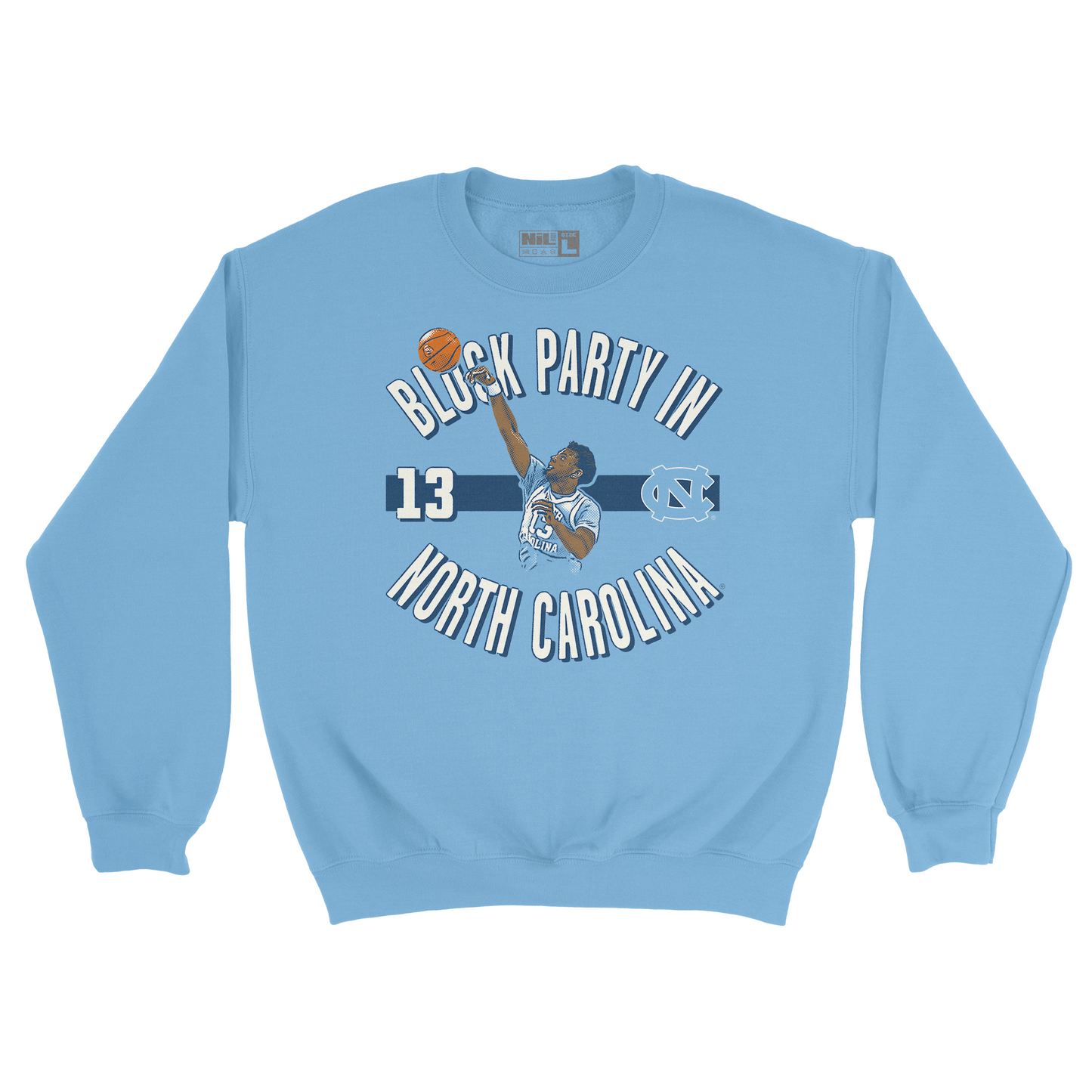 EXCLUSIVE RELEASE: Jalen Washington Illustrated Light Blue Crew