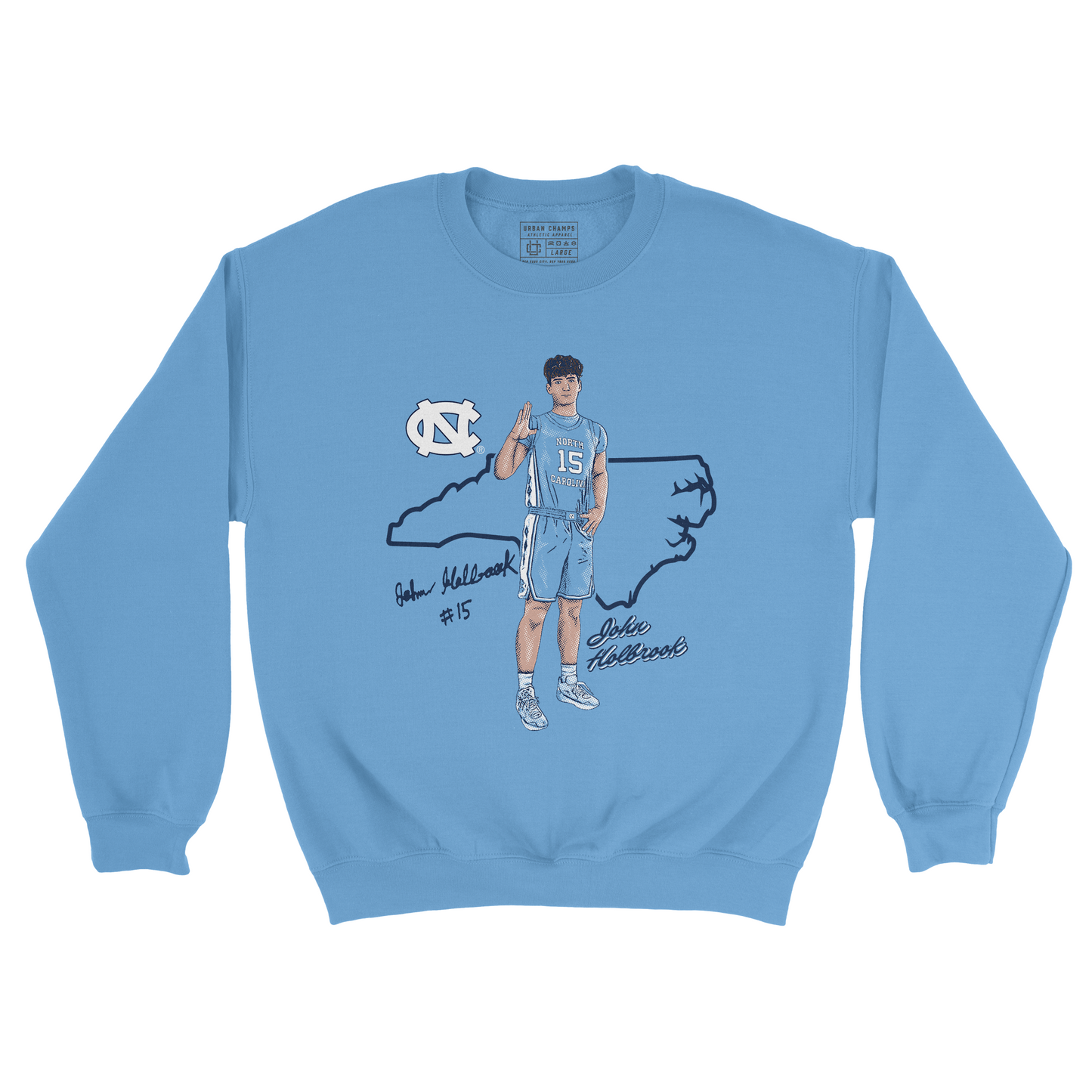 EXCLUSIVE RELEASE: John Holbrook Comic Light Blue Crew