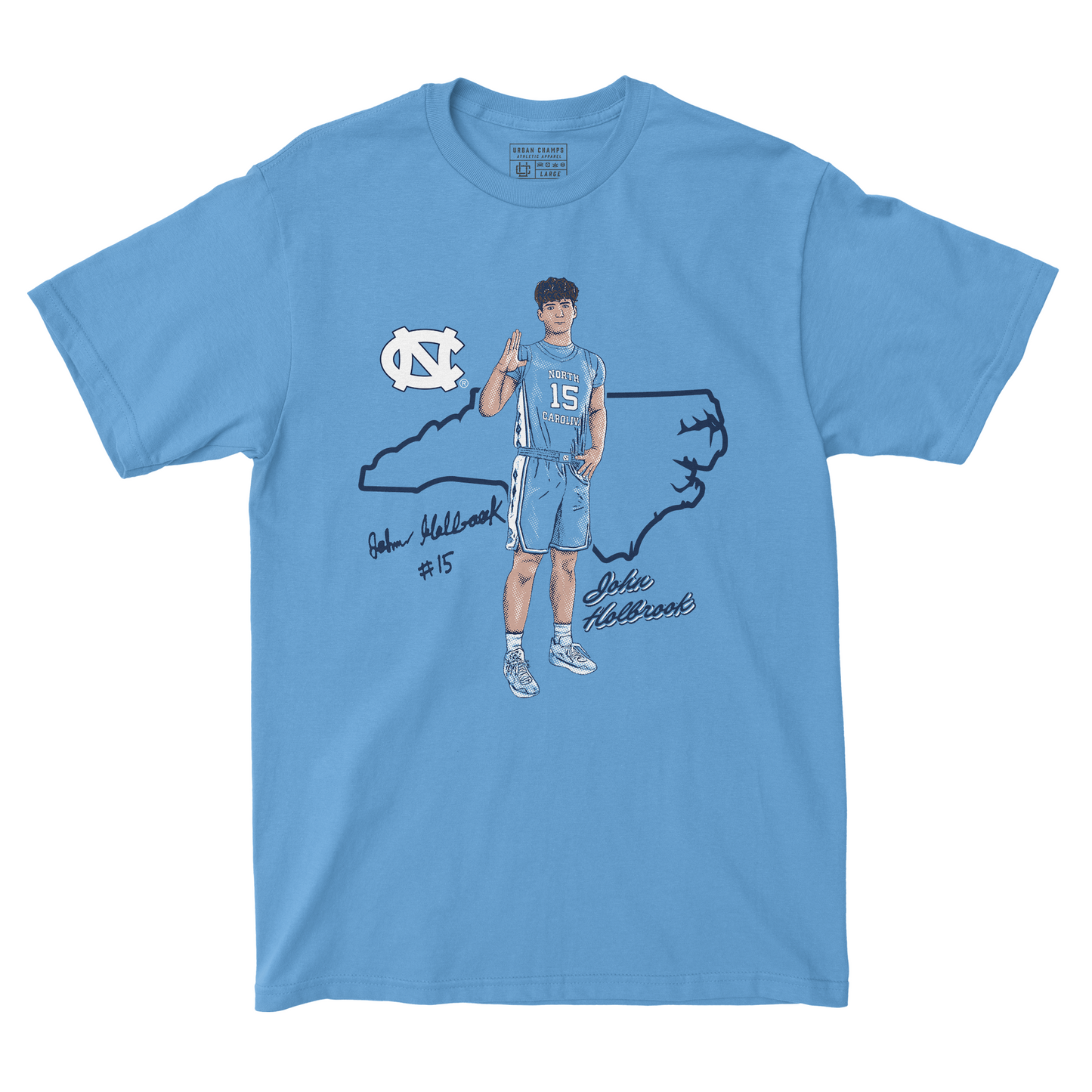 EXCLUSIVE RELEASE: John Holbrook Comic Light Blue Tee