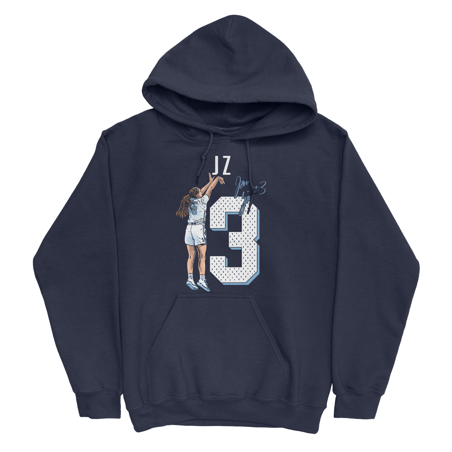 EXCLUSIVE RELEASE: Jordan Zubich Cartoon Navy Hoodie