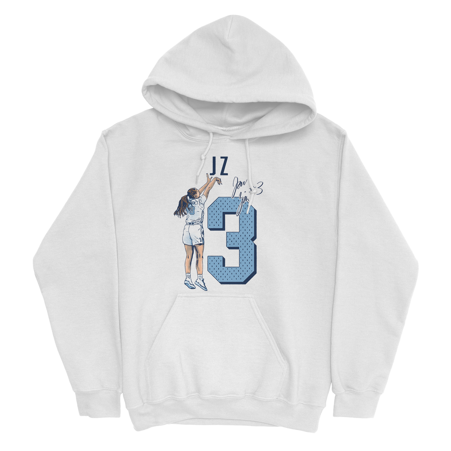 EXCLUSIVE RELEASE: Jordan Zubich Cartoon White Hoodie