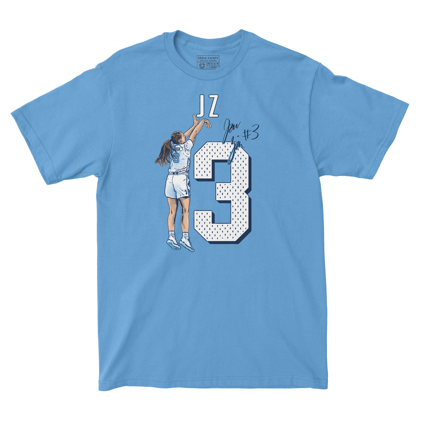 EXCLUSIVE RELEASE: Jordan Zubich Cartoon Light Blue Tee