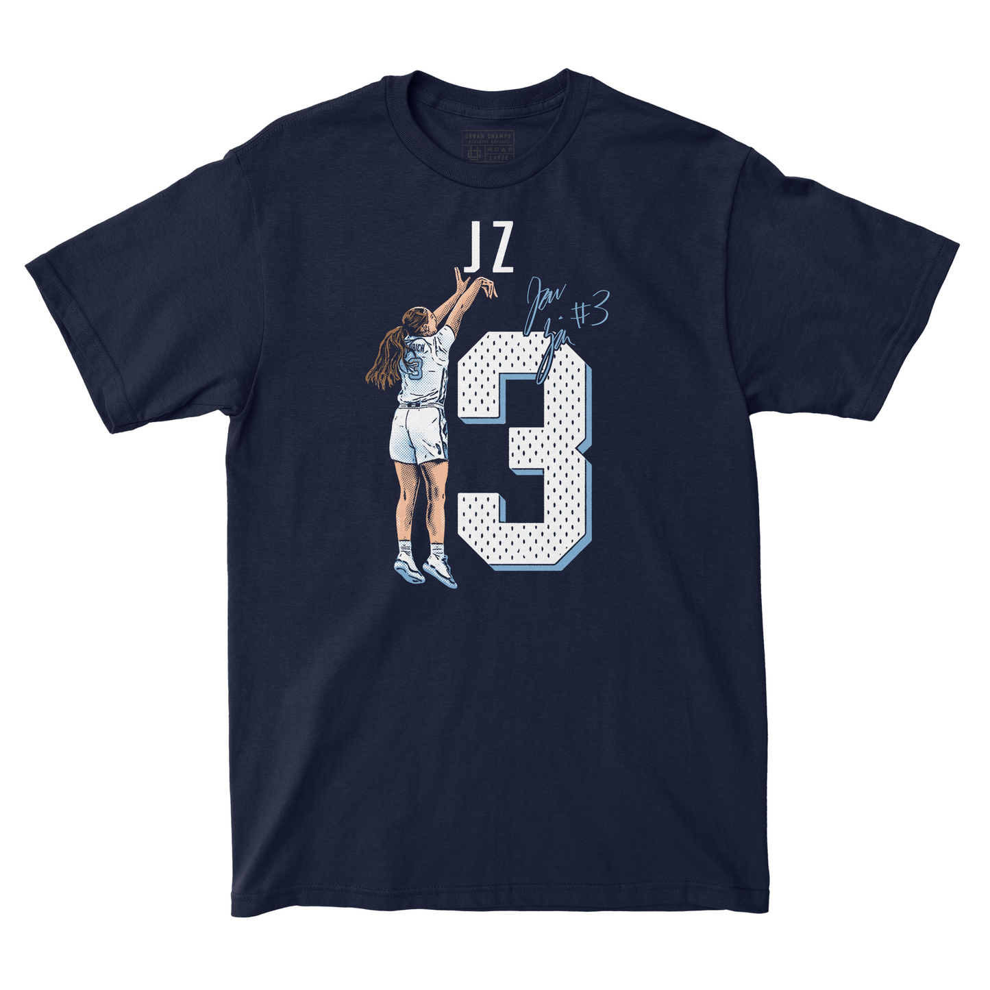 EXCLUSIVE RELEASE: Jordan Zubich Cartoon Navy Tee