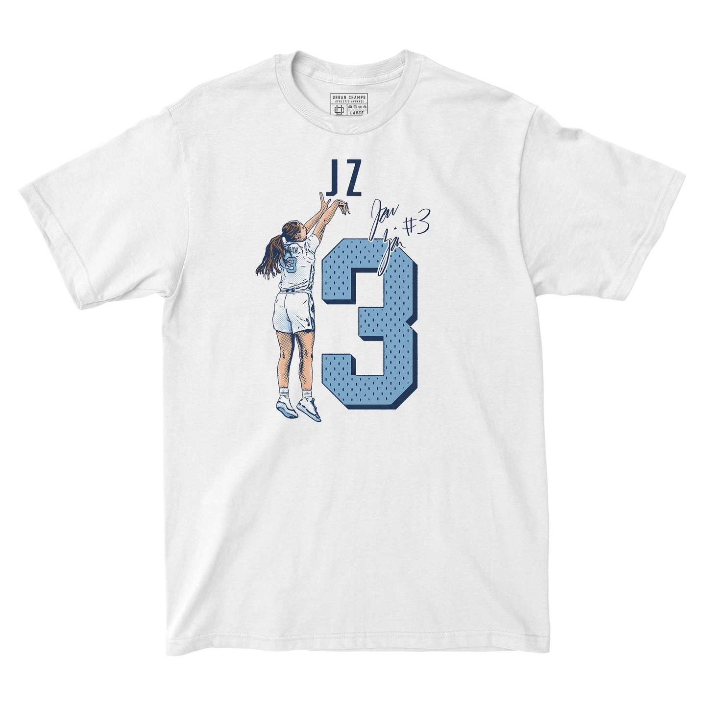 EXCLUSIVE RELEASE: Jordan Zubich Cartoon White Tee