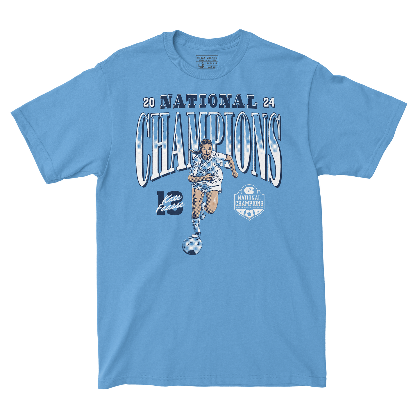 EXCLUSIVE RELEASE: Kate Faasse National Champions Light Blue Tee