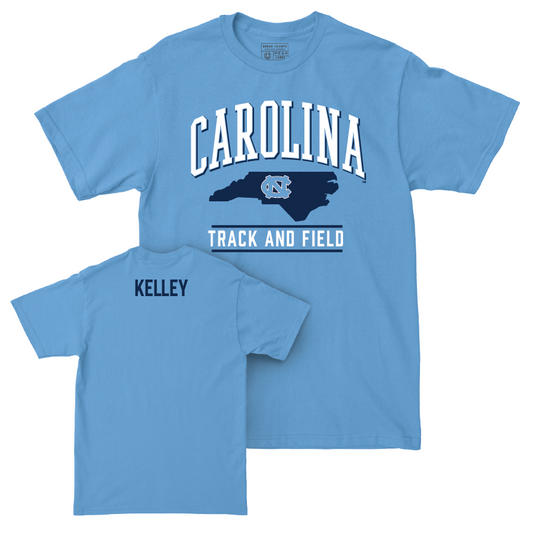 UNC Women's Track & Field Carolina Blue Arch Tee  - Madelyn Kelley