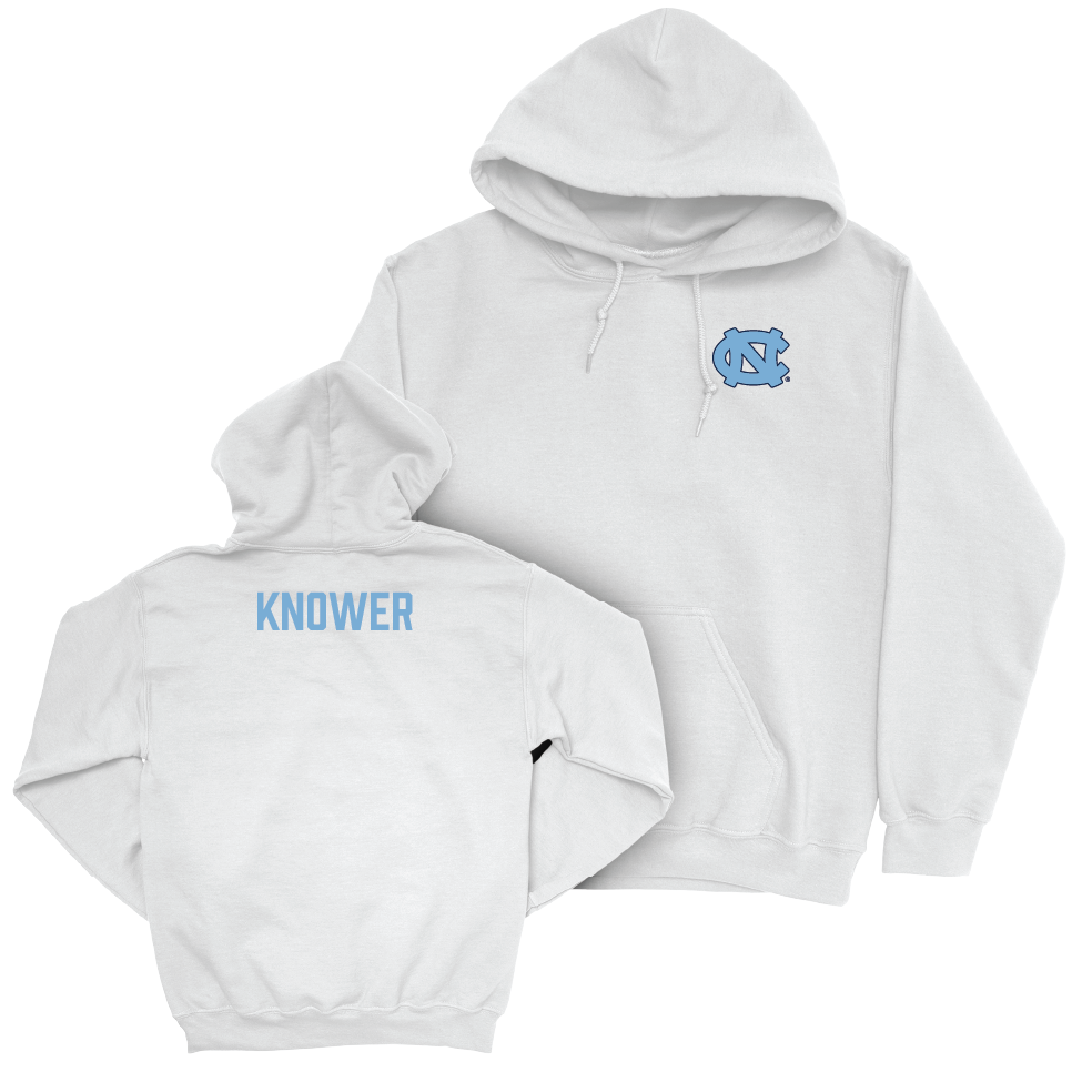 UNC Women's Gymnastics White Logo Hoodie   - Julia Knower