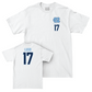 UNC Men's Soccer White Logo Comfort Colors Tee  - Daniel Lugo