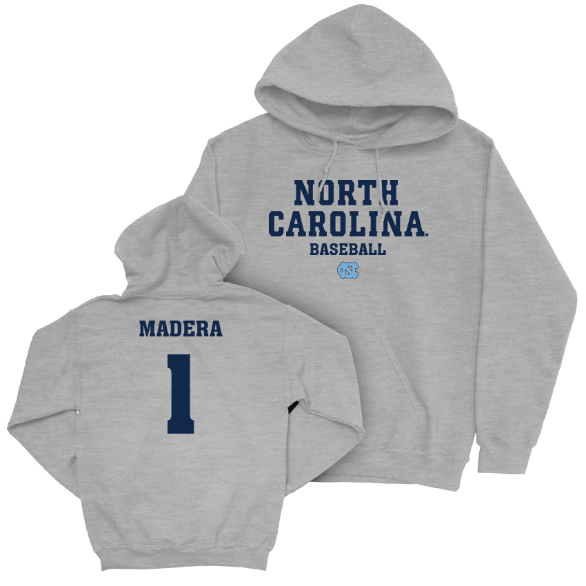 UNC Baseball Sport Grey Staple Hoodie  - Alex Madera