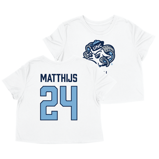 UNC Baseball Crop Top  - Matthew Matthijs