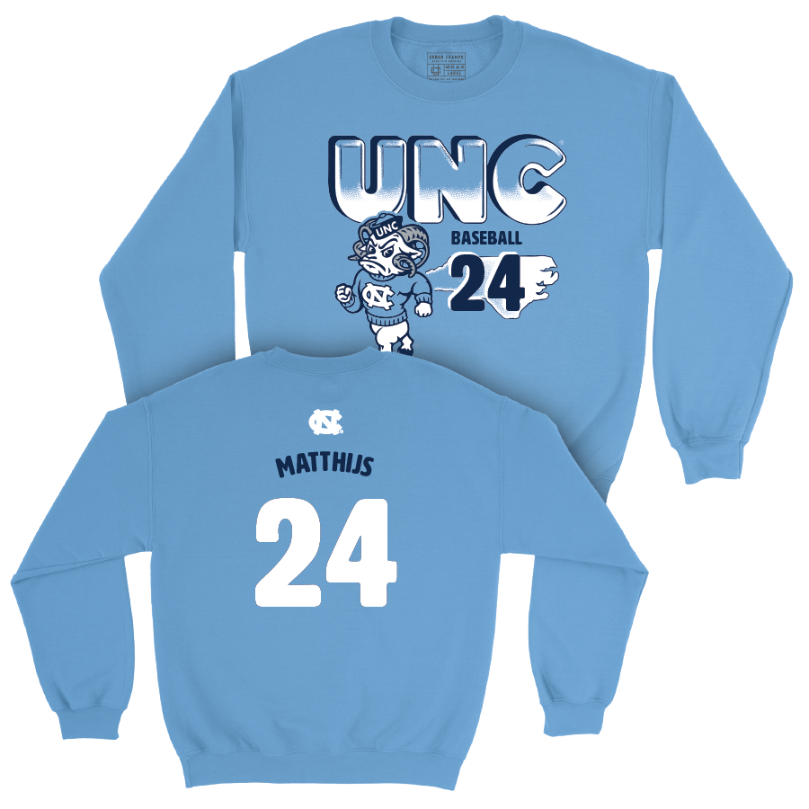 UNC Baseball Mascot Carolina Blue Crew   - Matthew Matthijs