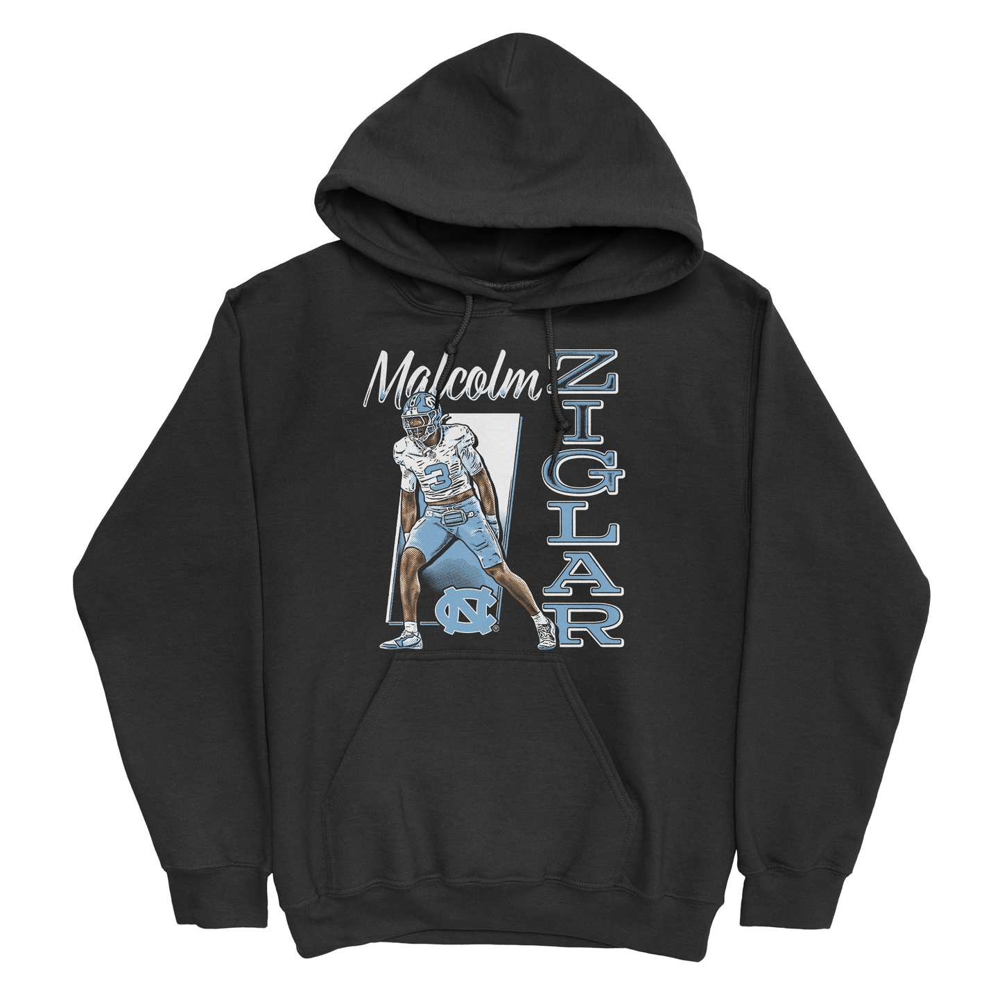 EXCLUSIVE RELEASE: Malcolm Ziglar Cartoon Black Hoodie