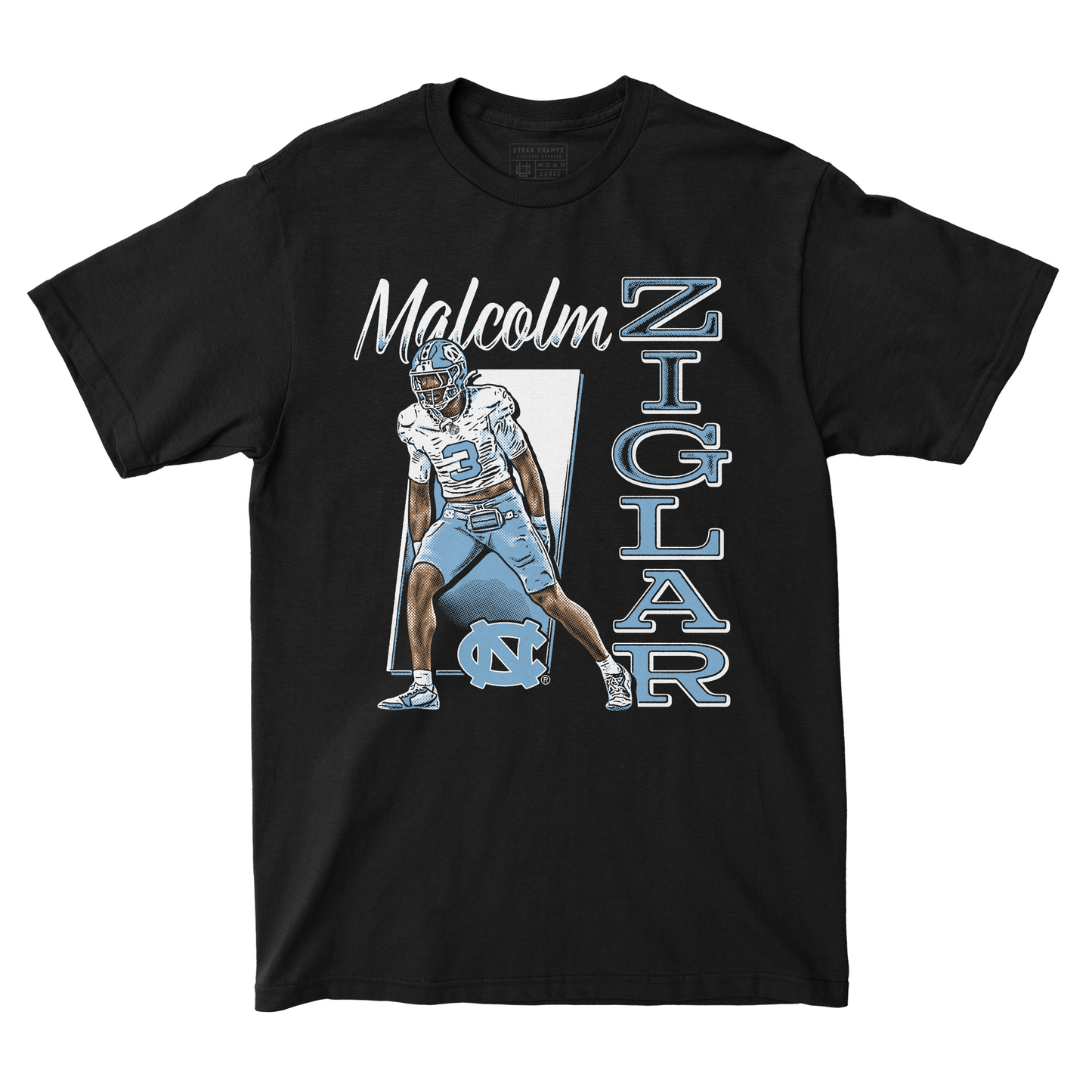 EXCLUSIVE RELEASE: Malcolm Ziglar Cartoon Black Tee