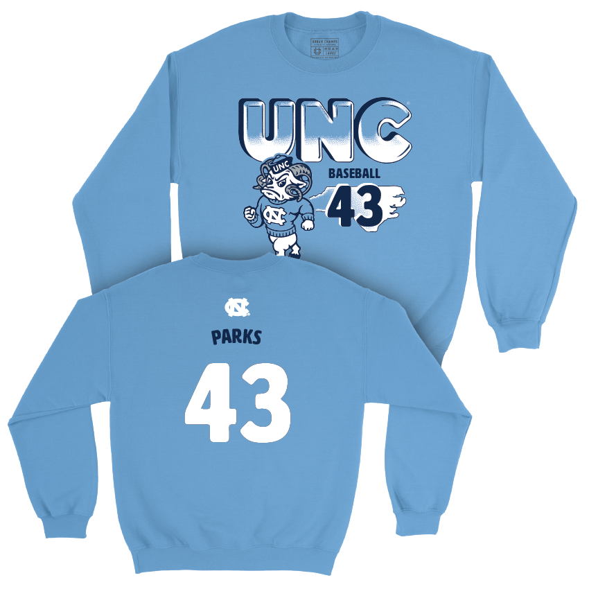 UNC Baseball Mascot Carolina Blue Crew  - Tyler Parks