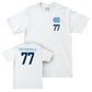 UNC Men's Lacrosse White Logo Comfort Colors Tee  - Dominic Pietramala