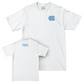 UNC Men's Soccer White Logo Comfort Colors Tee  - Brock Pope