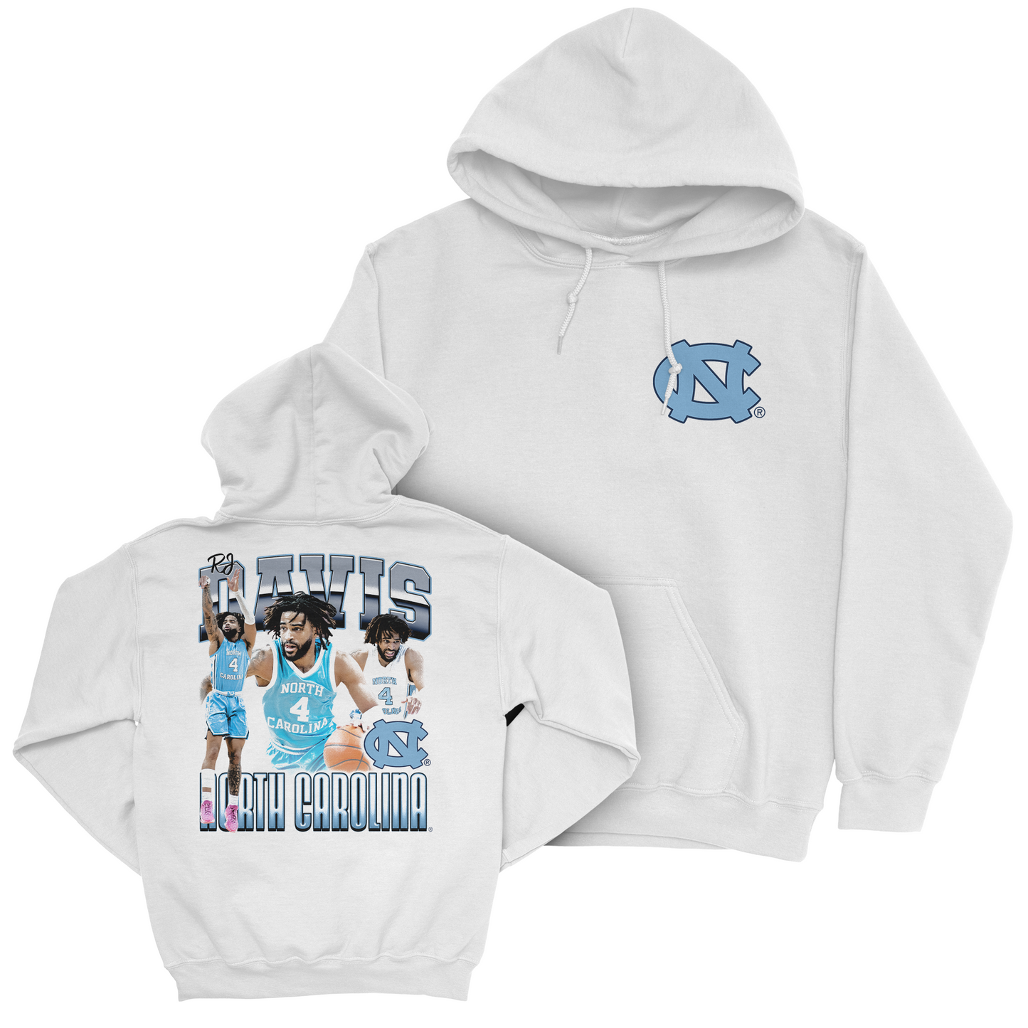 EXCLUSIVE RELEASE: RJ Davis 90s White Hoodie