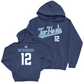 UNC Men's Soccer Navy Script Hoodie   - Alan Rutkowski