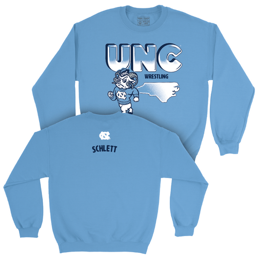 UNC Wrestling Mascot Carolina Blue Crew   - Aidan Schlett