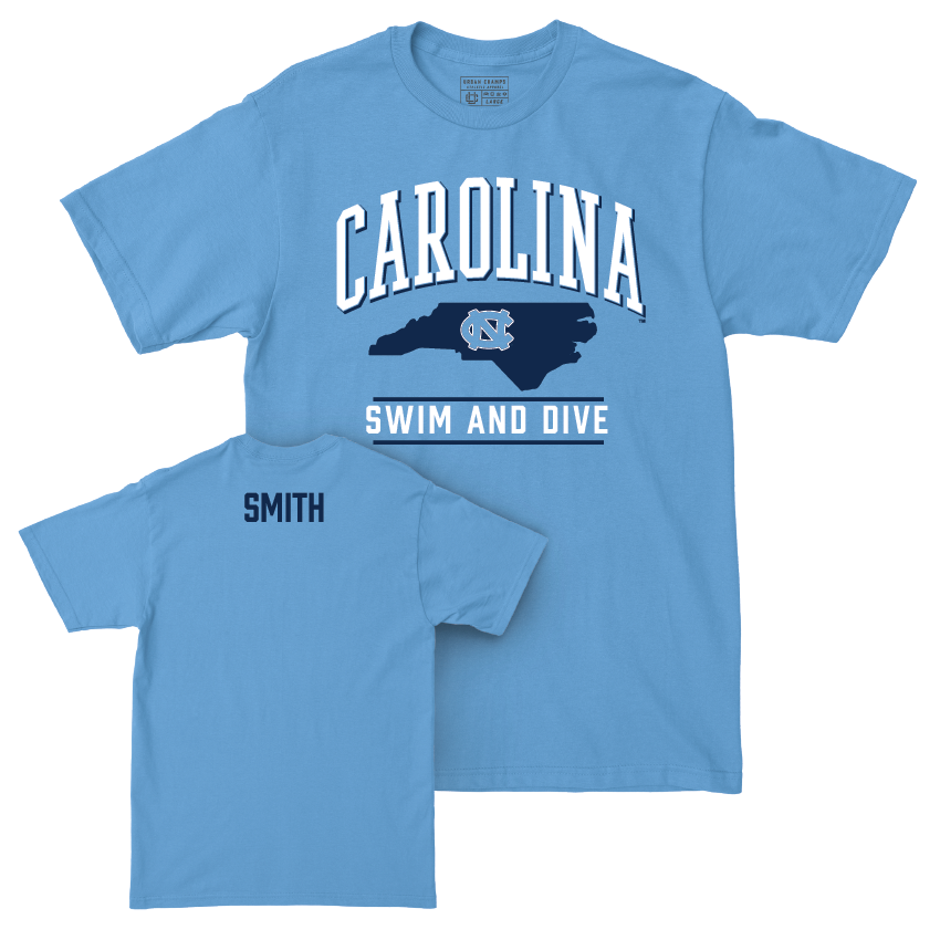UNC Women's Swim & Dive Carolina Blue Arch Tee  - Skyler Smith