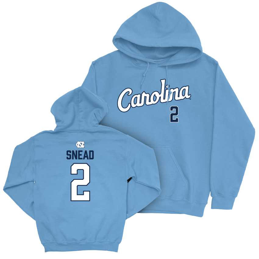 UNC Softball Carolina Blue Script Hoodie  - Carsyn Snead
