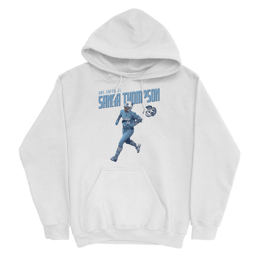 EXCLUSIVE RELEASE: Sanaa Thompson Illustrated White Hoodie