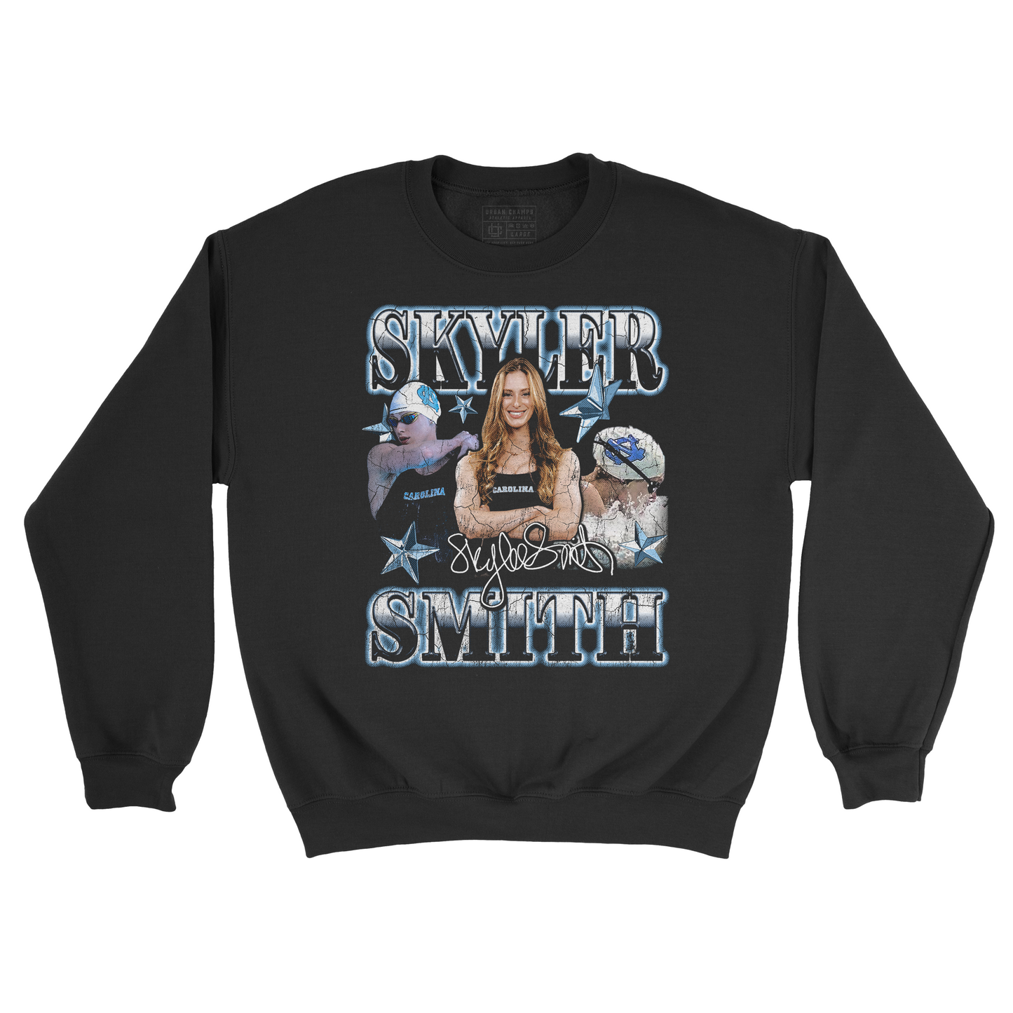 EXCLUSIVE RELEASE: Skyler Smith 90s Graphic Black Crew